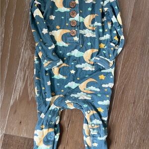 Posh Peanut Blue Moon and Stars Pajamas